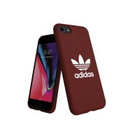 【取扱終了製品】adidas Originals adicolor Moulded Case iPhone 8 Maroon〔アディダス〕