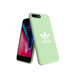 【取扱終了製品】adidas Originals adicolor Moulded Case iPhone 8 Plus Clear Mint〔アディダス〕