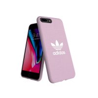 adidas Originals adicolor Moulded Case iPhone 8 Plus Clear Pink〔アディダス〕