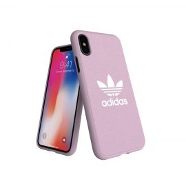 adidas Originals adicolor Moulded Case iPhone X Clear Pink〔アディダス〕