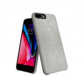 adidas Originals Slim Case ULTRASUEDE Case iPhone 8 Plus Grey〔アディダス〕