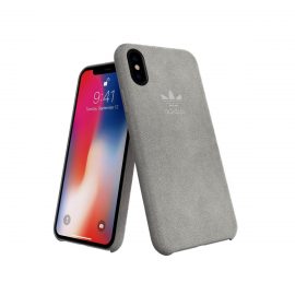 adidas Originals Slim Case ULTRASUEDE iPhone XS Grey〔アディダス〕