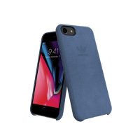 【取扱終了製品】adidas Originals Slim Case ULTRASUEDE Case iPhone 8 Blue〔アディダス〕