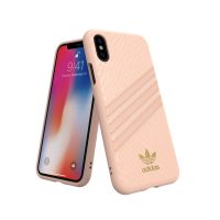 【取扱終了製品】adidas Originals Moulded Case SAMBA WOMAN iPhone X Pink〔アディダス〕