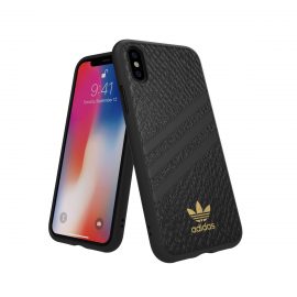 【取扱終了製品】adidas Originals Moulded Case SAMBA WOMAN iPhone X Black〔アディダス〕