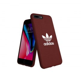 adidas Originals adicolor Moulded Case iPhone 8 Plus Maroon〔アディダス〕