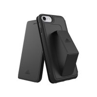 【取扱終了製品】adidas Performance Folio Grip Case FW18 iPhone 8 black〔アディダス〕