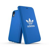 【取扱終了製品】adidas Originals TPU Booklet Case BASIC iPhone XR Bluebird/White〔アディダス〕