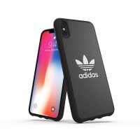 【取扱終了製品】adidas Originals TPU Moulded Case BASIC iPhone XS Max Black/White〔アディダス〕