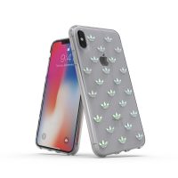 adidas Originals Clear Case iPhone XS Max Trefoils colorful〔アディダス〕