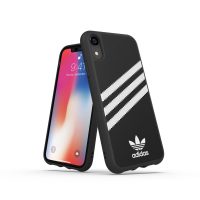 【取扱終了製品】adidas Originals Moulded Case SAMBA iPhone XR Black/White〔アディダス〕