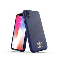 【取扱終了製品】adidas Originals Moulded Case SAMBA iPhone XS Blue〔アディダス〕