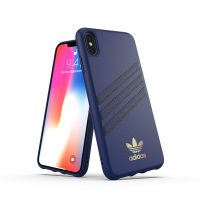 【取扱終了製品】adidas Originals Moulded Case SAMBA iPhone XS Max Blue〔アディダス〕