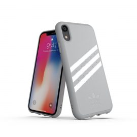 【取扱終了製品】adidas Originals Moulded Case GAZELLE iPhone XR Grey〔アディダス〕