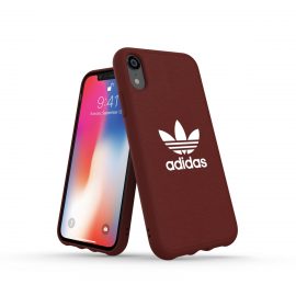 adidas Originals adicolor Moulded Case iPhone XR Maroon〔アディダス〕