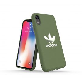 【取扱終了製品】adidas Originals adicolor Moulded Case iPhone XR Trace Green〔アディダス〕