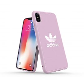 adidas Originals adicolor Moulded Case iPhone XS Max Clear Pink〔アディダス〕