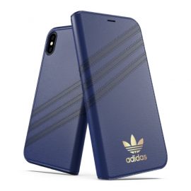 adidas Originals Booklet Case SAMBA iPhone XS Blue〔アディダス〕