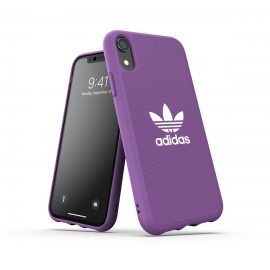 【取扱終了製品】adidas Originals Moulded Case CANVAS SS19 iPhone XR Purple〔アディダス〕