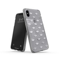 【取扱終了製品】adidas Originals Clear Case SS19 iPhone XS Silver〔アディダス〕