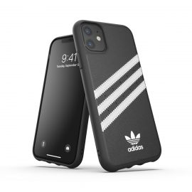 【取扱終了製品】adidas Originals Moulded Case SAMBA FW19 iPhone 11 BK/WH〔アディダス〕