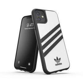 【取扱終了製品】adidas Originals Moulded Case SAMBA FW19 iPhone 11 WH/BK〔アディダス〕