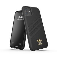 【取扱終了製品】adidas Originals Moulded Case SAMBA Premium FW19 iPhone 11 BK〔アディダス〕