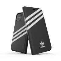 【取扱終了製品】adidas Originals Booklet Case SAMBA FW19 iPhone 11 BK/WH〔アディダス〕