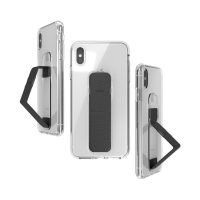 【取扱終了製品】clckr CLEAR GRIPCASE Foundation iPhone XS MaxClear/Black〔クリッカー〕