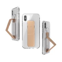 clckr CLEAR GRIPCASE Foundation iPhone XS Clear/Rose Gold