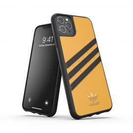 adidas Originals Moulded Case SAMBA SS20 iPhone 11 Pro Max Gold/Black〔アディダス〕