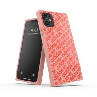 【取扱終了製品】adidas Originals SQUARE CASE FW19 iPhone 11 Ash pearl/Coral〔アディダス〕