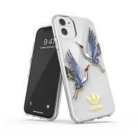 adidas Originals Clear Case CNY iPhone 11 Blue/Gold〔アディダス〕