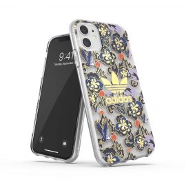【取扱終了製品】adidas Originals Clear Case CNY AOP iPhone 11 Blue/Gold〔アディダス〕