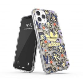 adidas Originals Clear Case CNY AOP iPhone 11 Pro Blue/Gold〔アディダス〕