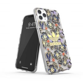 adidas Originals Clear Case CNY AOP iPhone 11 Pro Max Blue/Gold〔アディダス〕