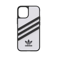 【取扱終了製品】[au+1 Collection Select] adidas Originals SAMBA Case for iPhone 12 mini White/Black〔アディダス〕