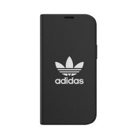 【取扱終了製品】[au+1 Collection Select] adidas Originals iCONIC BookCase for iPhone 12 mini black〔アディダス〕