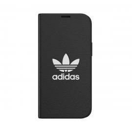 【取扱終了製品】[au+1 Collection Select] adidas Originals iCONIC BookCase for iPhone 12 mini black〔アディダス〕