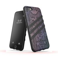 【取扱終了製品】adidas Originals SAMBA WOMAN FW20 iPhone SE（第2世代） Black〔アディダス〕