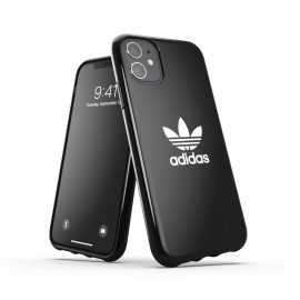 【取扱終了製品】adidas Originals Snap Case Trefoil FW20 iPhone 11 Black〔アディダス〕