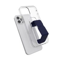 【取扱終了製品】clckr GRIPCASE Clear iPhone 12 / iPhone 12 Pro Clear/Blue〔クリッカー〕