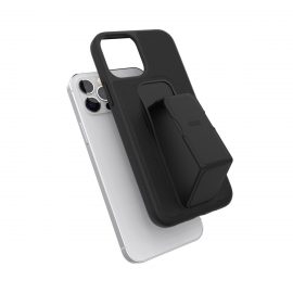 clckr GRIPCASE Saffiano iPhone 12 / iPhone 12 Pro Black〔クリッカー〕