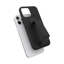 【取扱終了製品】clckr GRIPCASE Saffiano iPhone 12 Pro Max Black〔クリッカー〕