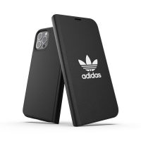 【取扱終了製品】adidas Originals Booklet Case BASIC FW20 iPhone 12 / iPhone 12 Pro Black/White〔アディダス〕