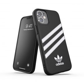 【取扱終了製品】adidas Originals SAMBA FW20 iPhone 12 mini Black /White〔アディダス〕
