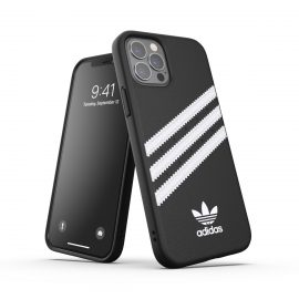 【取扱終了製品】adidas Originals SAMBA FW20 iPhone 12 / iPhone 12 Pro Black/White〔アディダス〕