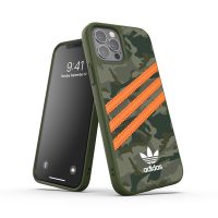 【取扱終了製品】adidas Originals SAMBA FW20 iPhone 12 / iPhone 12 Pro Camo/Orange〔アディダス〕