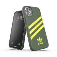 【取扱終了製品】adidas Originals SAMBA FW20 iPhone 12 mini Wild Pine/Acid Yellow〔アディダス〕