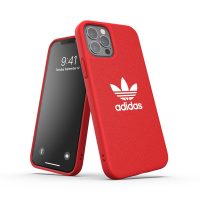 【取扱終了製品】adidas Originals CANVAS FW20 iPhone 12 / iPhone 12 Pro Scarlet〔アディダス〕